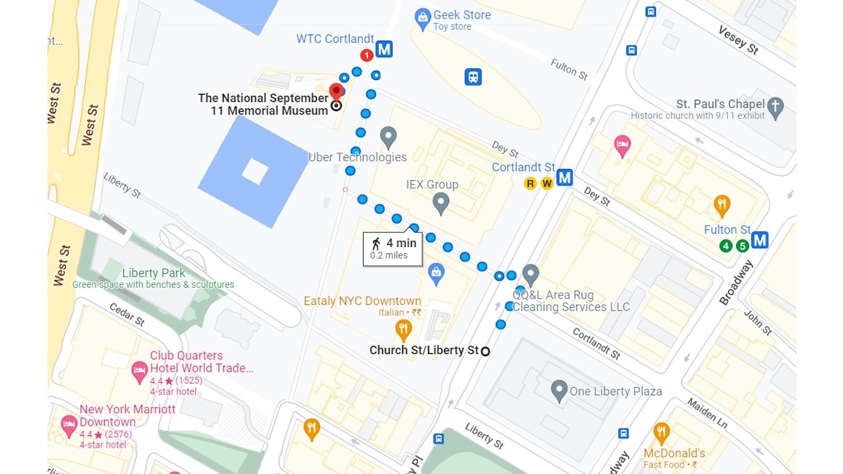 9/11 museum location