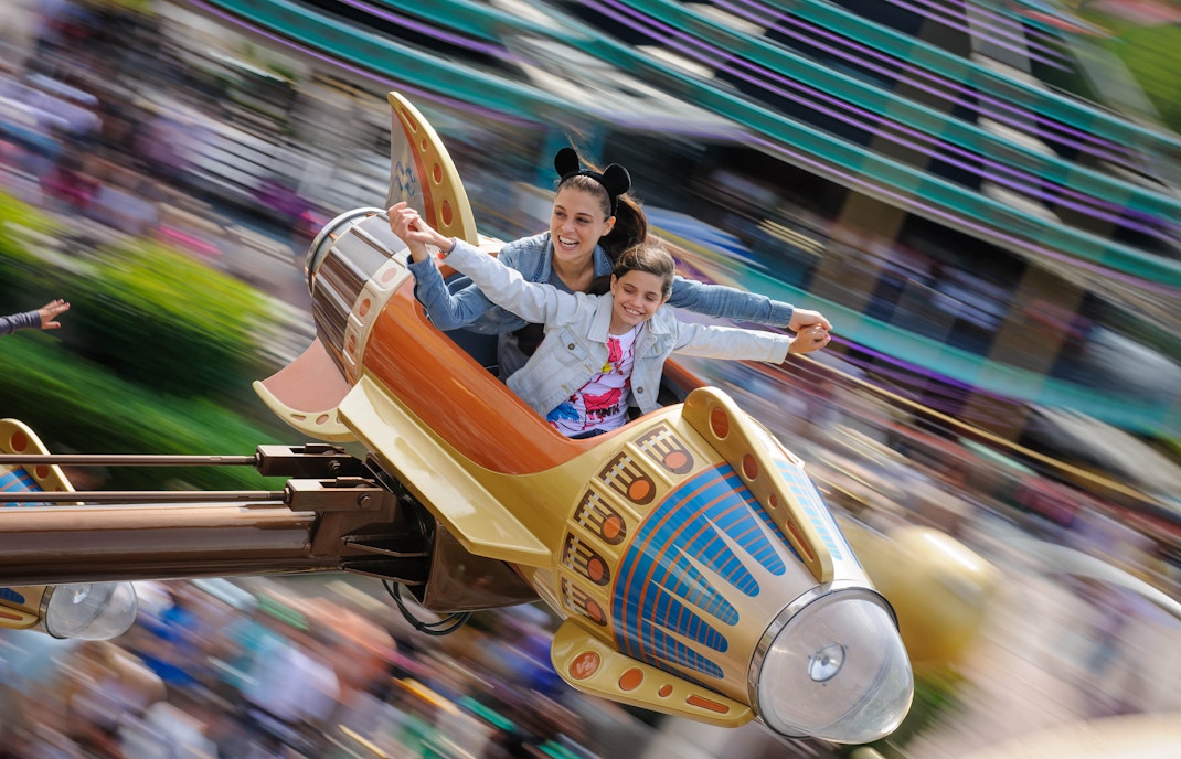 Disneyland Paris at night