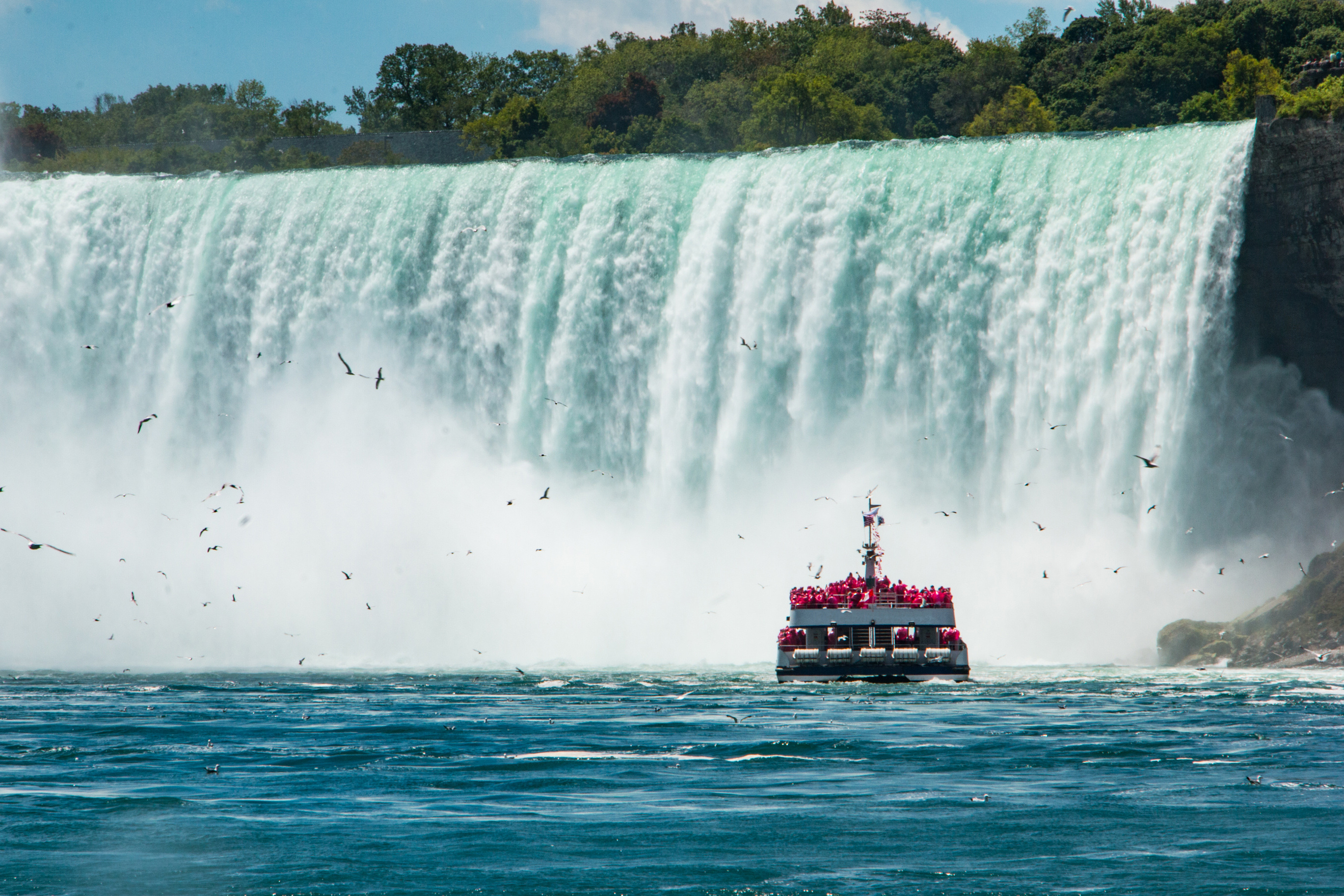 Visite la nuit des chutes du Niagara