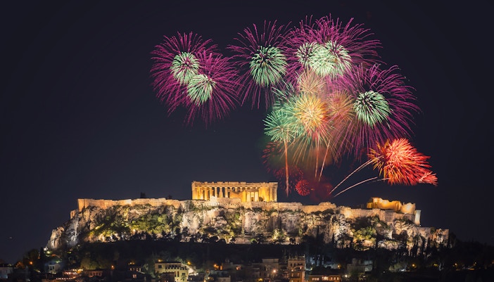 Christmas in Athens - Christmas light displays