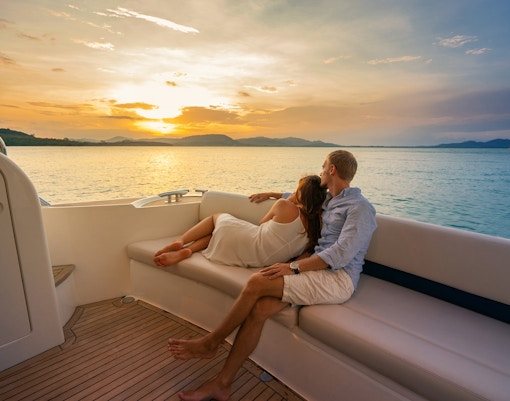 things to do in barcelona - romantic sunset cruise