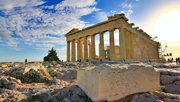 Parthenon - Acropolis Map