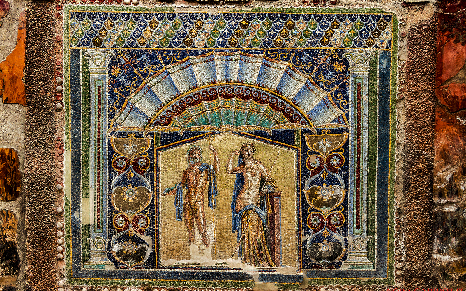 house of neptune - what to see in herculaneum