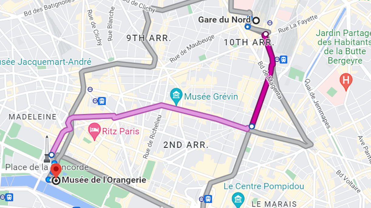 comment aller au musee de l orangerie