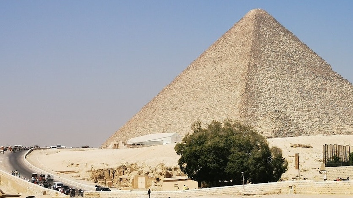 Pyramids of Giza entrances