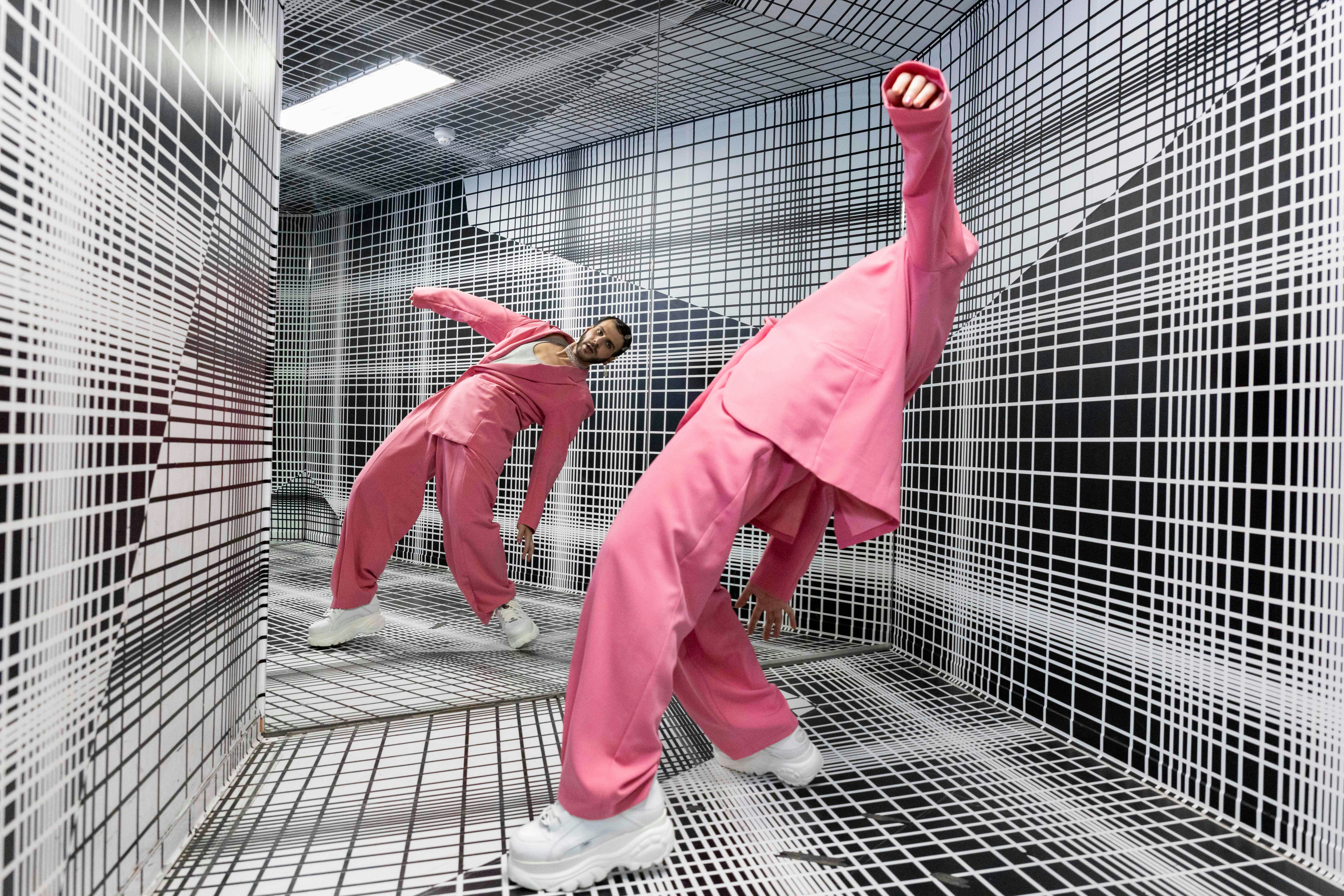 Anti-gravity room at Illuseum Berlin