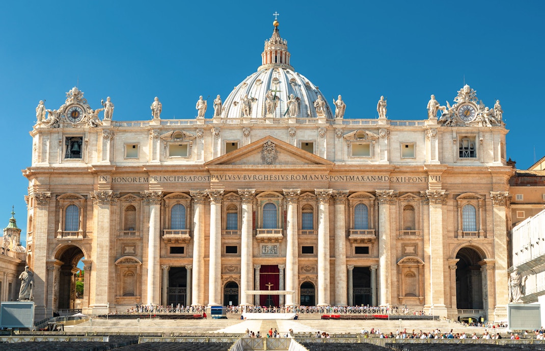 Inside St. Peter's Basilica