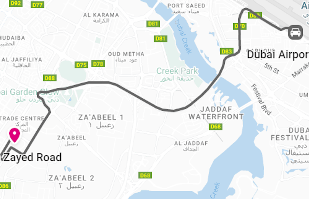 Driving Route
