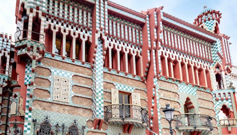 barcelona in april - casa vicens