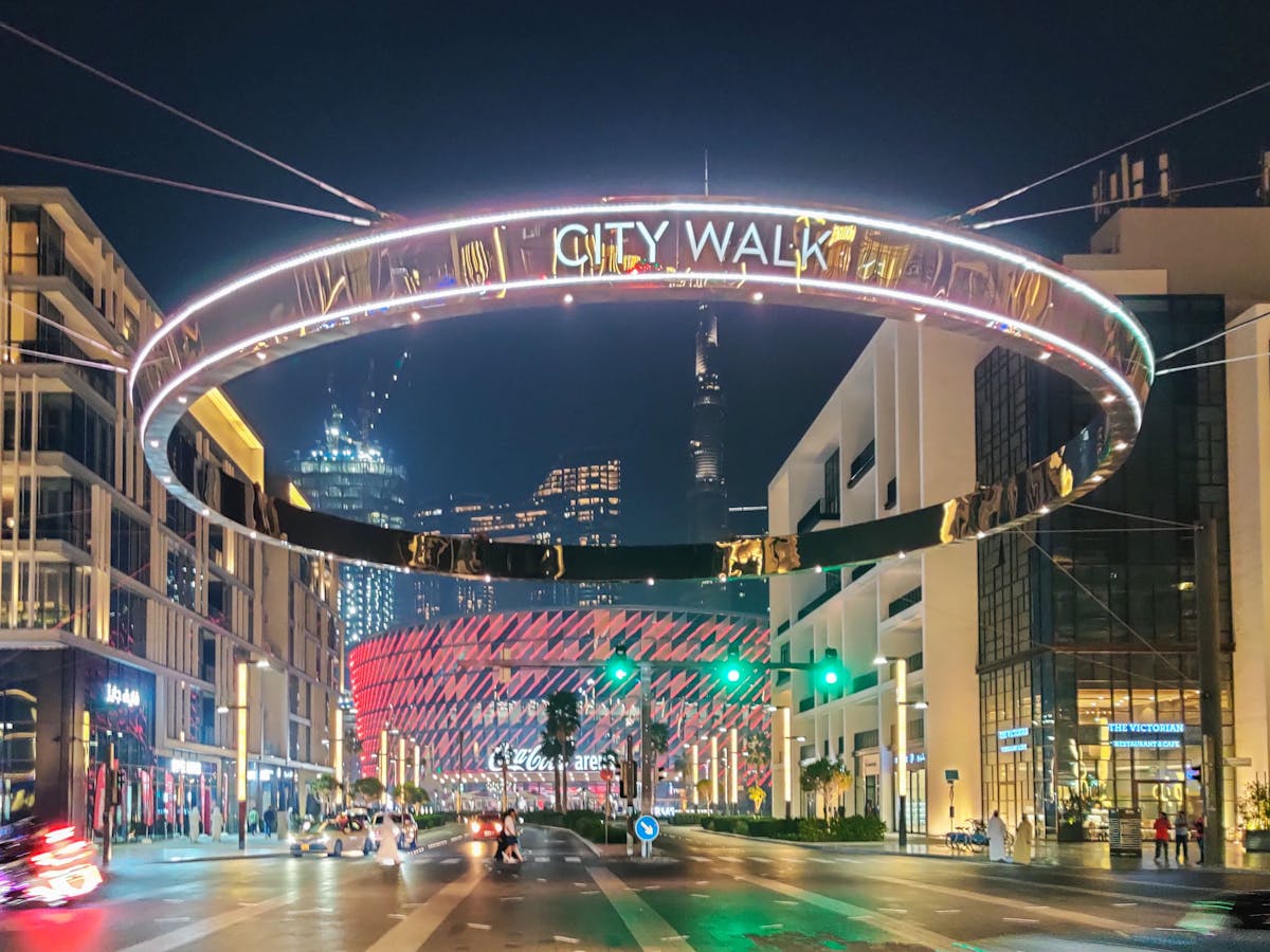 Shopping in Dubai-City Walk