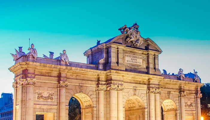 Monuments in Madrid - Puerta de Alcalá