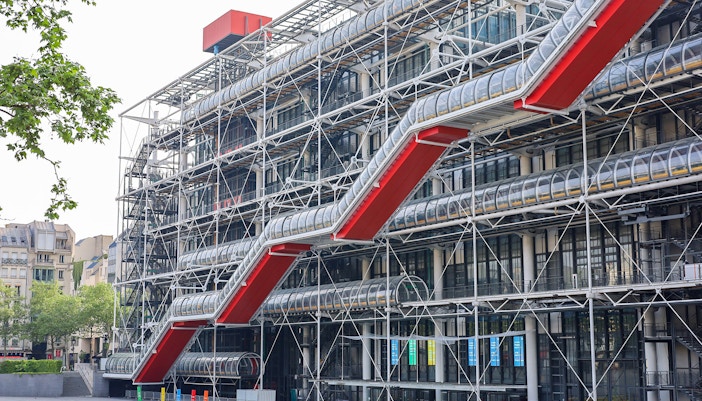 Paris in August- Centre Pompidou