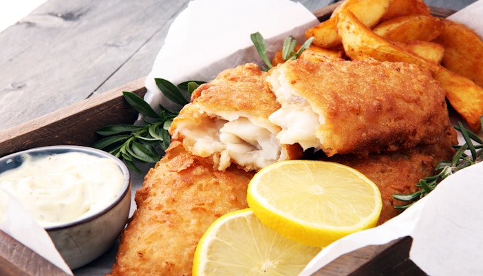London street food Fish and Chips