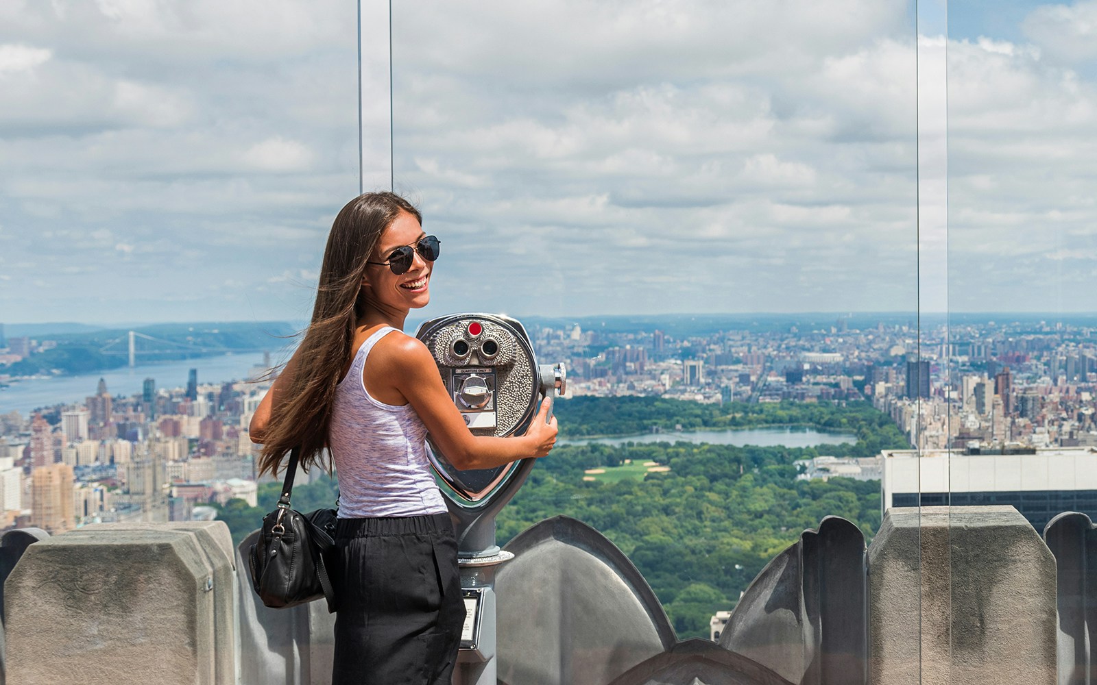 open air observation deck at empire state building