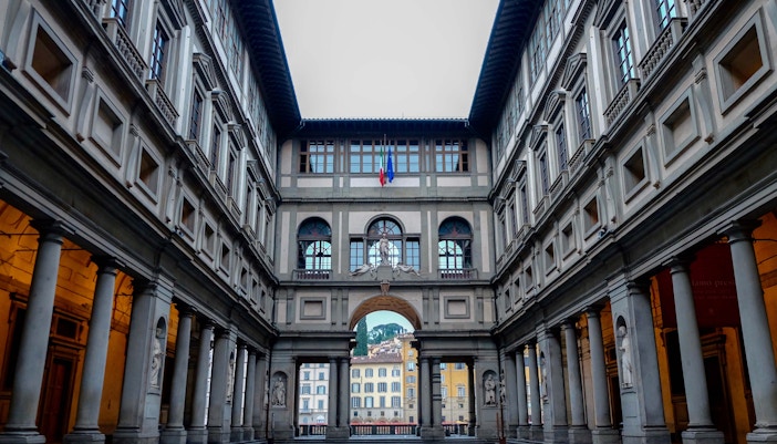 Monuments in Florence - Uffizi Gallery