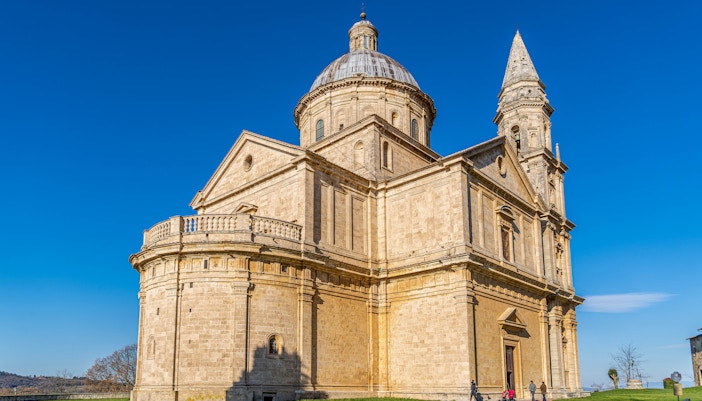 viagem para toscana - Templo de San Biagio em Montepulciano
