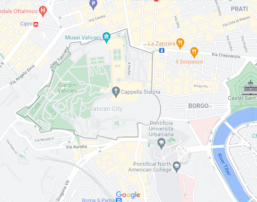 Vatican City Geography