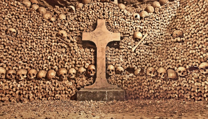 Paris em abril - Catacumbas de Paris