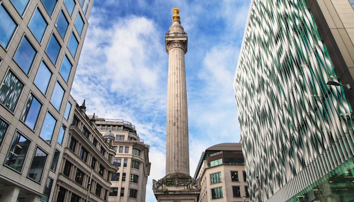 Monuments in London - Monument to the Great Fire of London