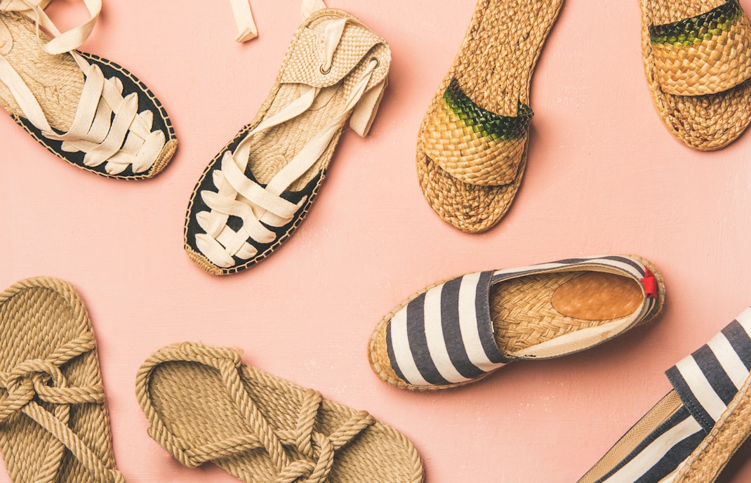 Espadrilles and sandals