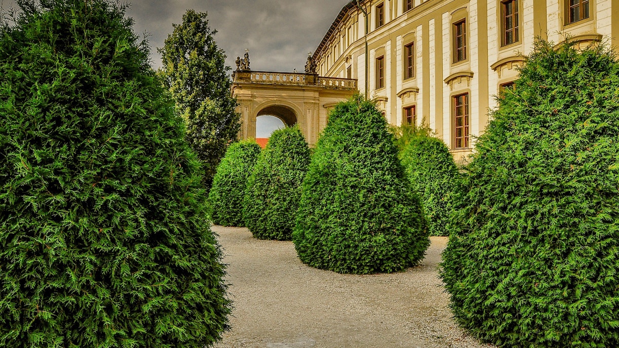 Castillo de Praga por dentro jardines