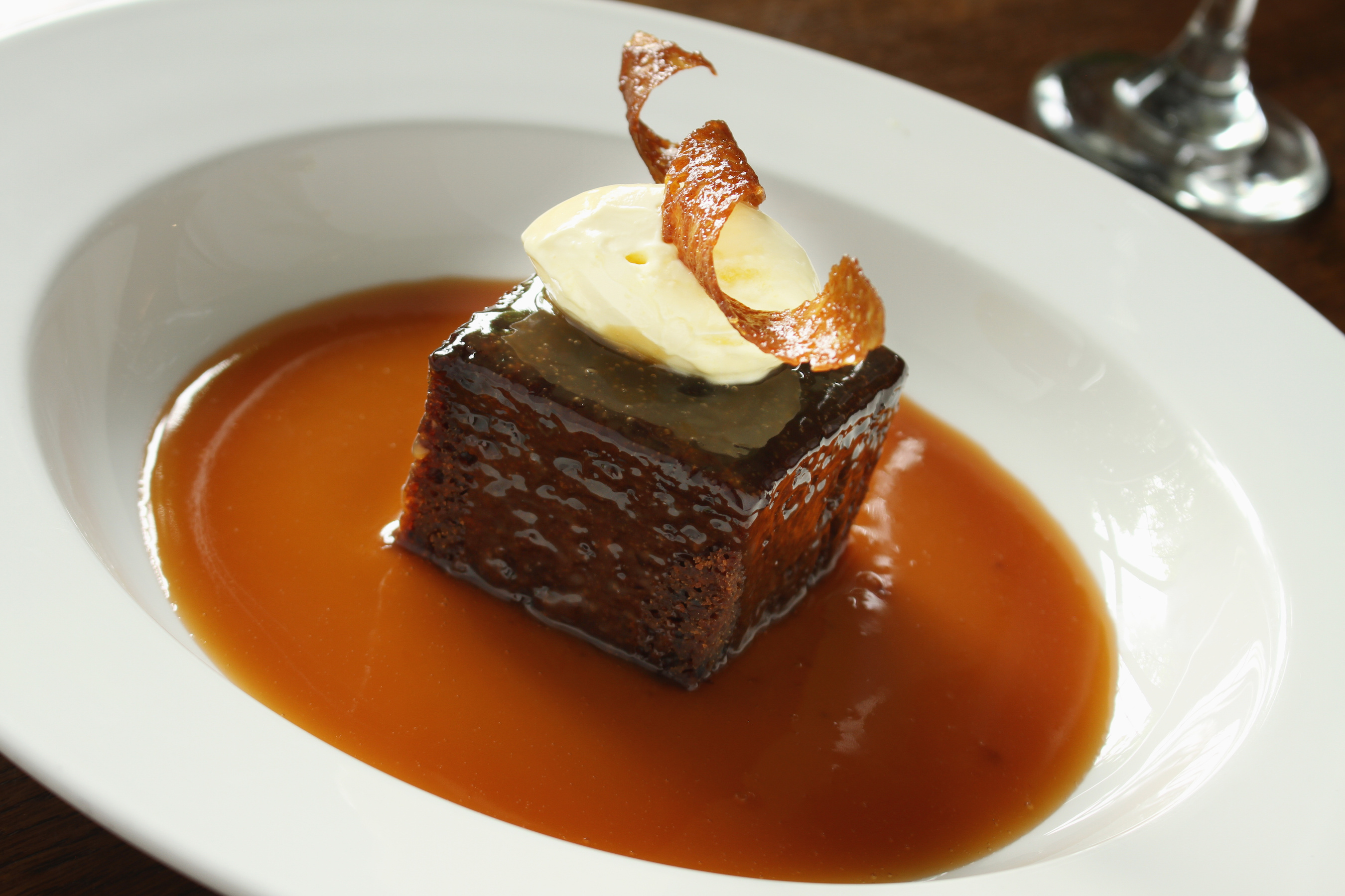 London street food Sticky Toffee Pudding