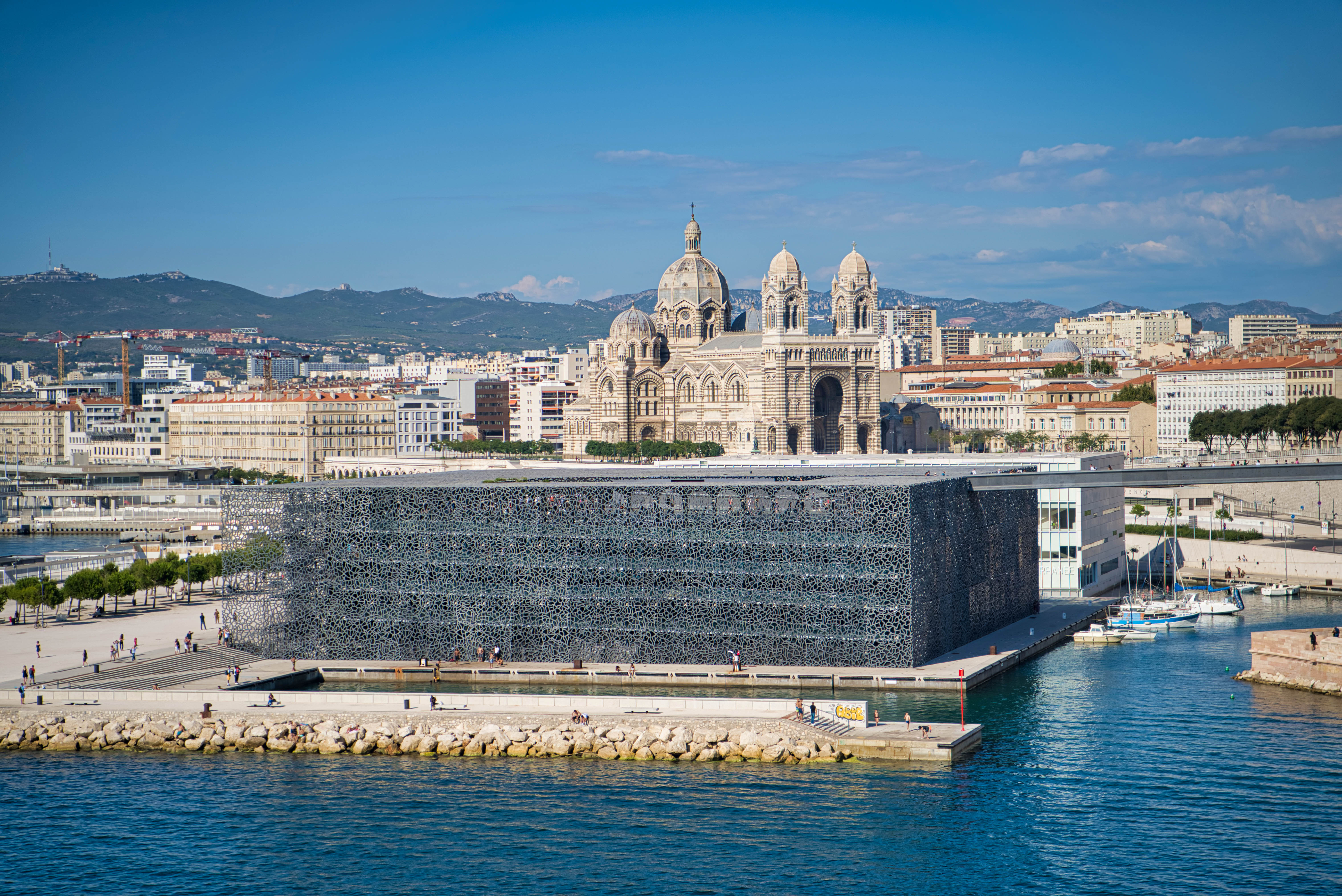 Mucem Marseille Aerial