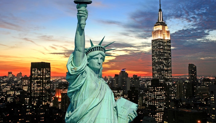 Ferry boat to the Statue of Liberty