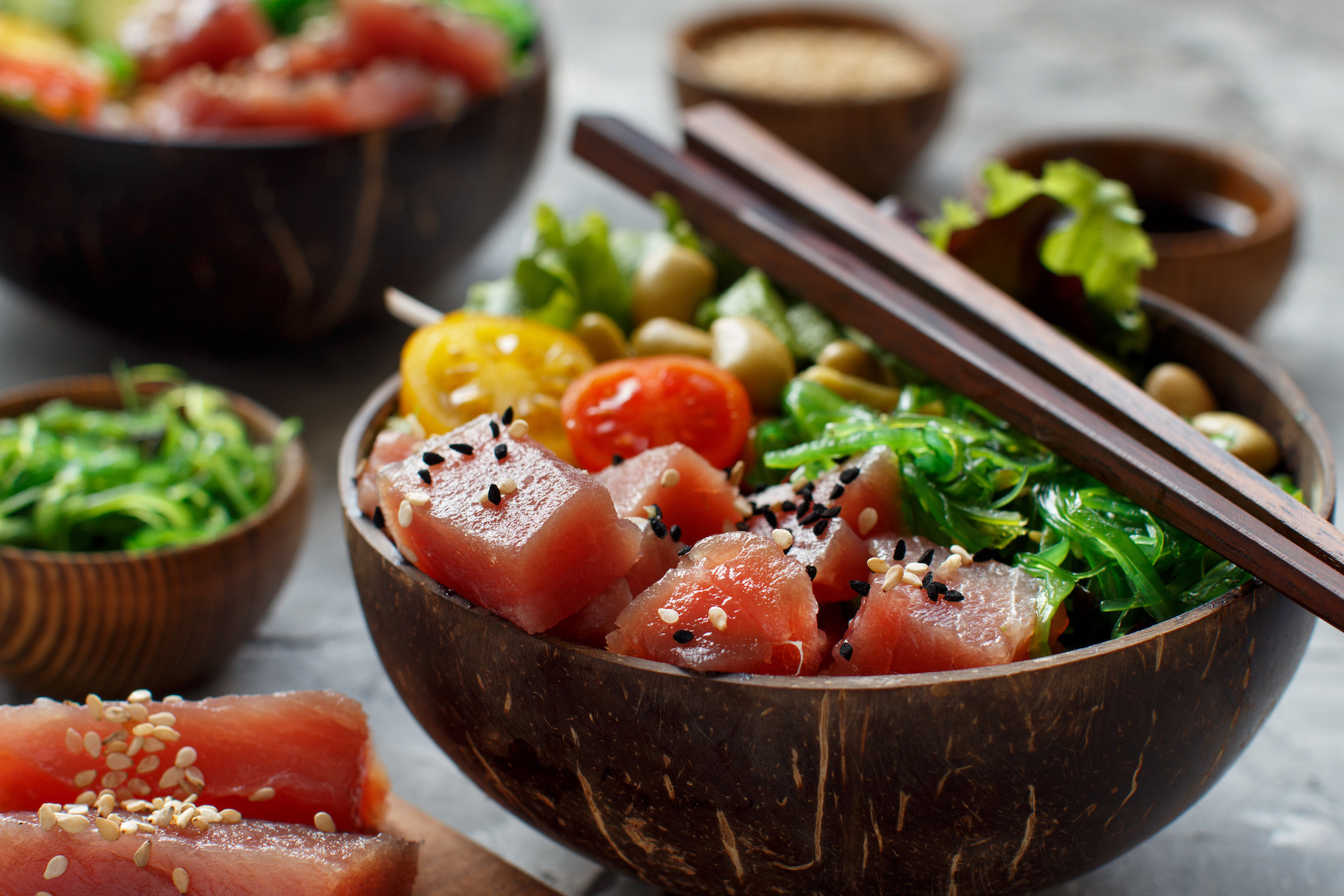 London street food Poke Bowls