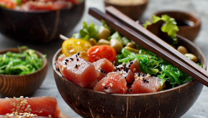 London street food Poke Bowls