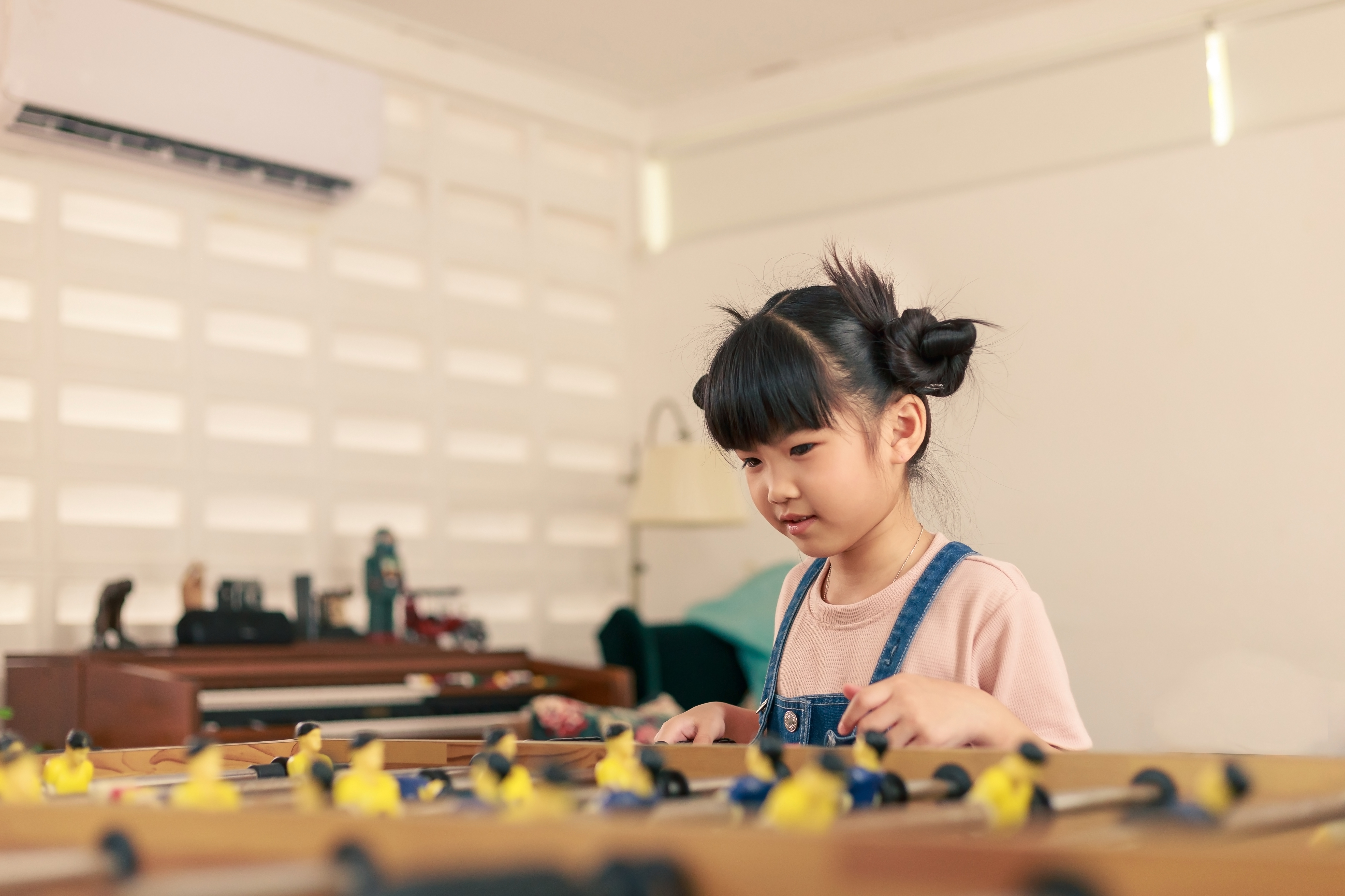 happy child playing at kidzania dubai