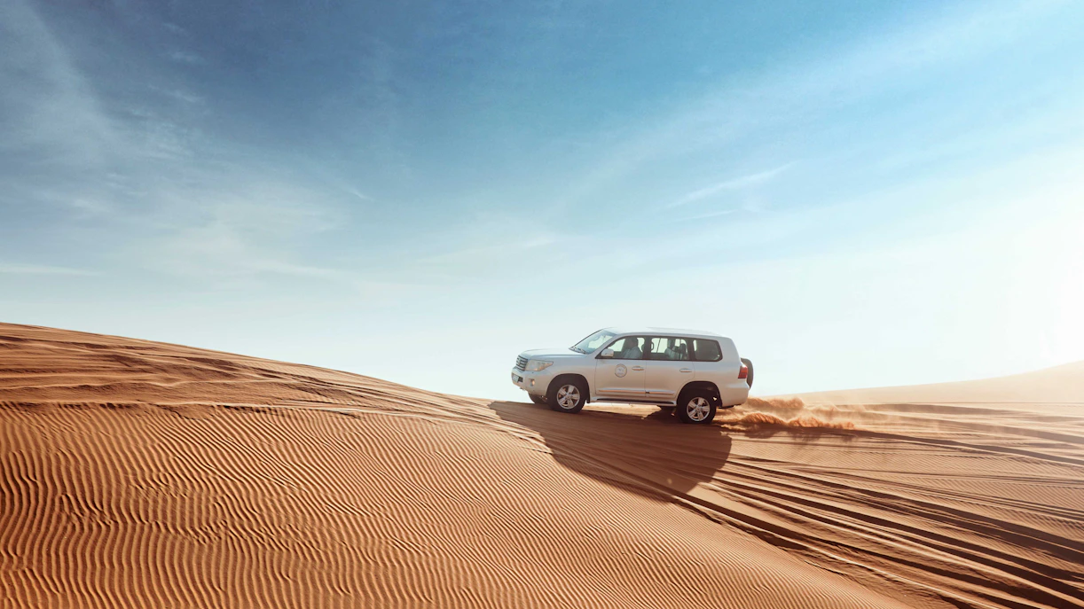 Safety precautions - Dune bashing in Dubai