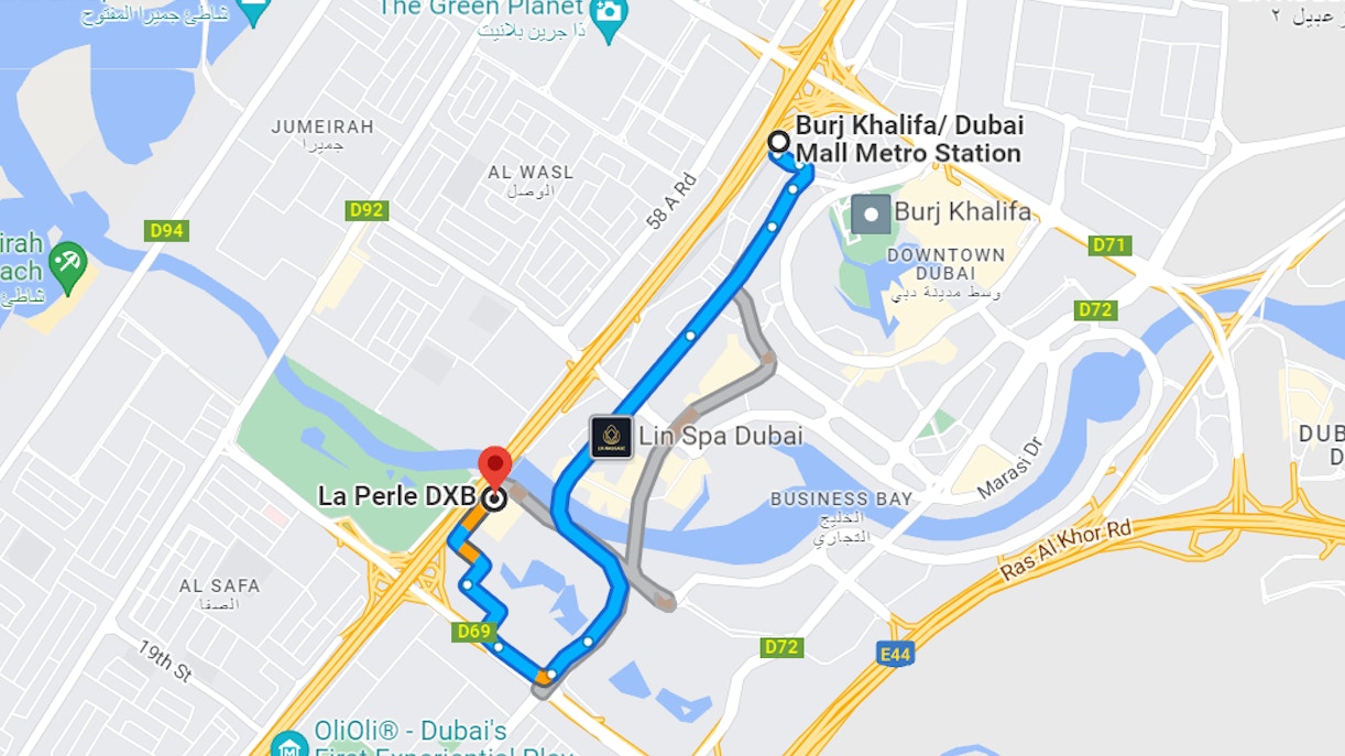 la perle Parks location directions