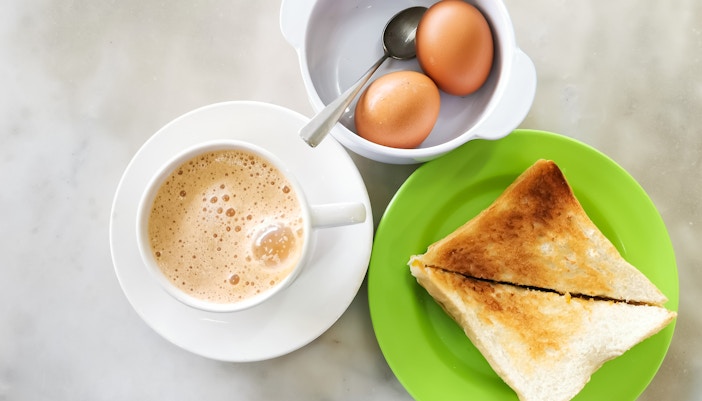 singapore street food - Kaya Toast
