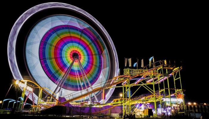Madri em abril - Parque De Atracciones