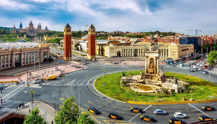barcelona in june - Plaça d’Espanya