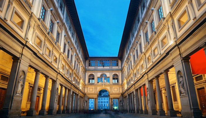 Florence in April - Uffizi Gallery