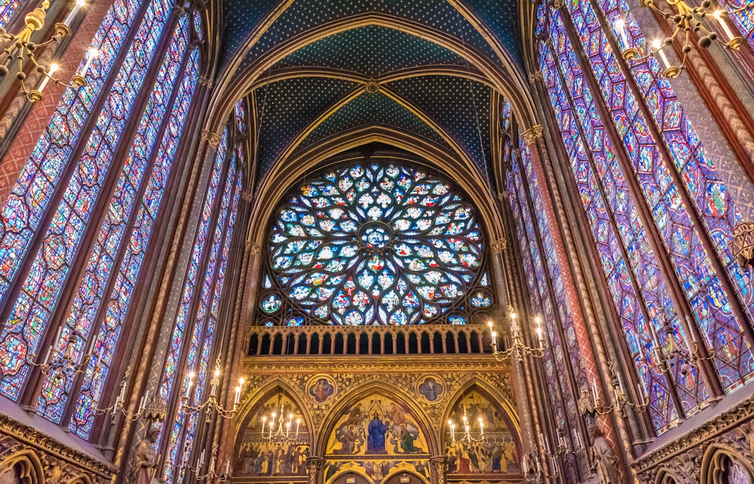 West Side - The Final Judgment rose window saint chapelle