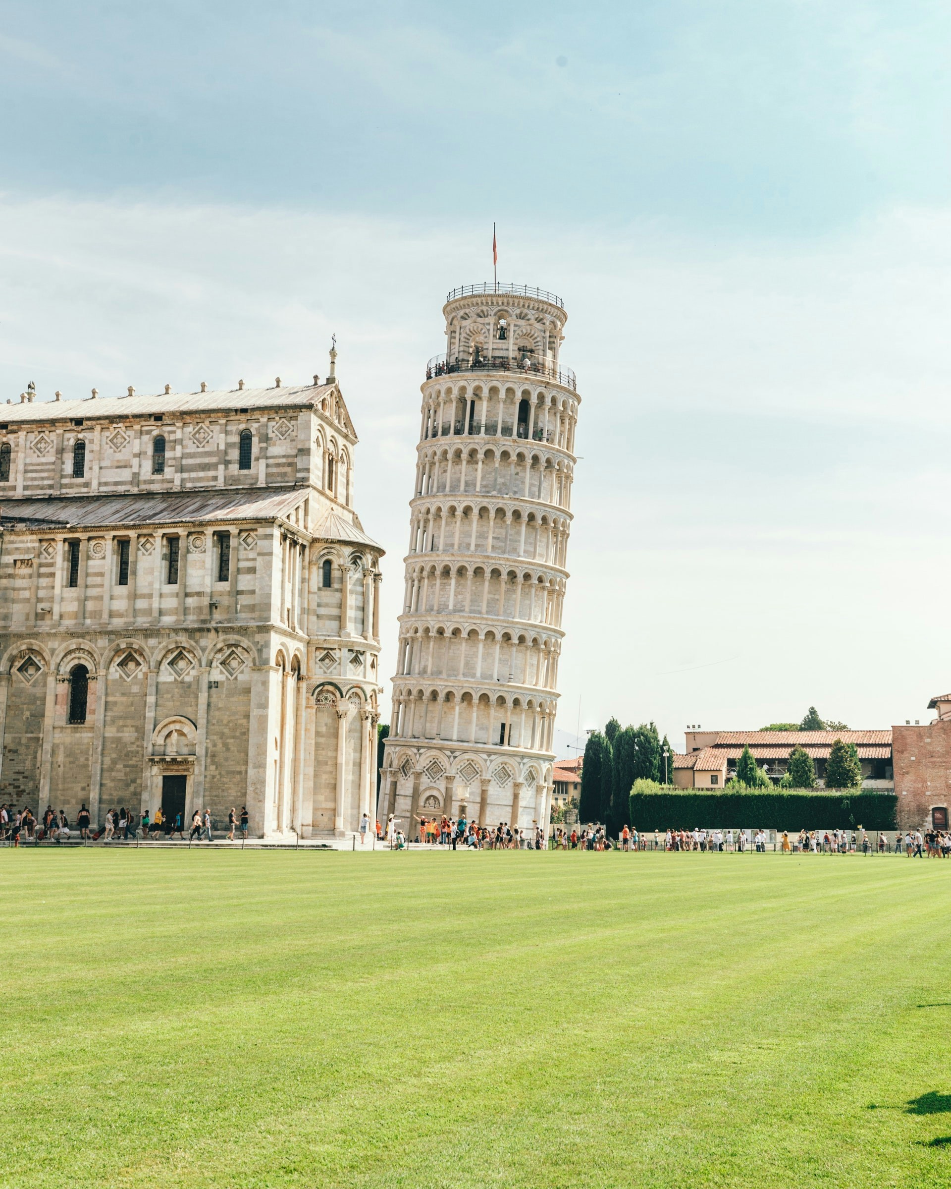 Leaning tower of pisa window