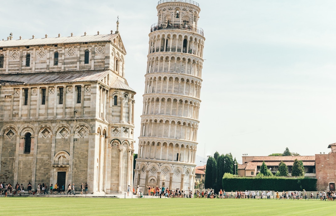 Exterior of the Leaning Tower