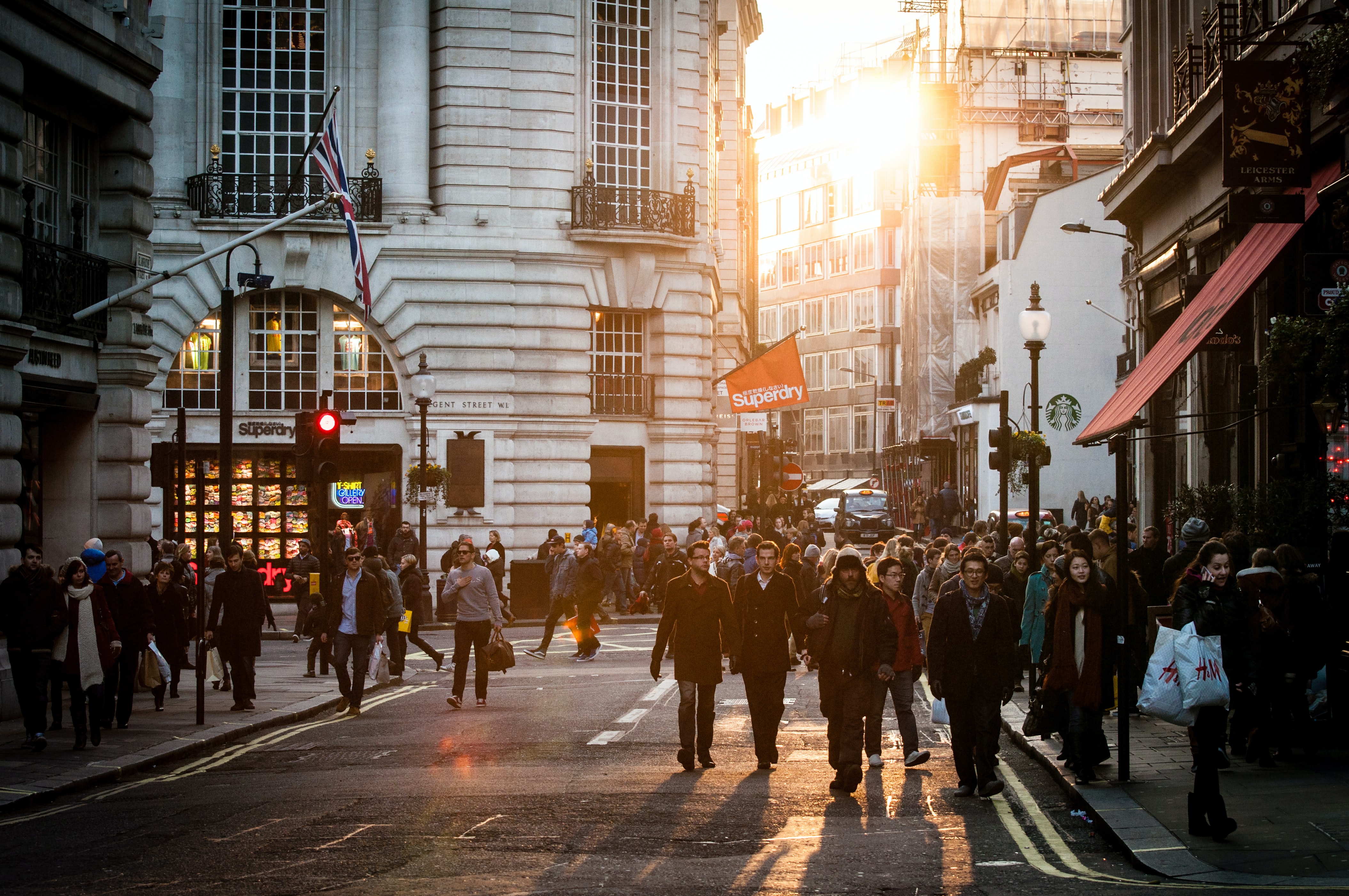 london in january - regent street shopping