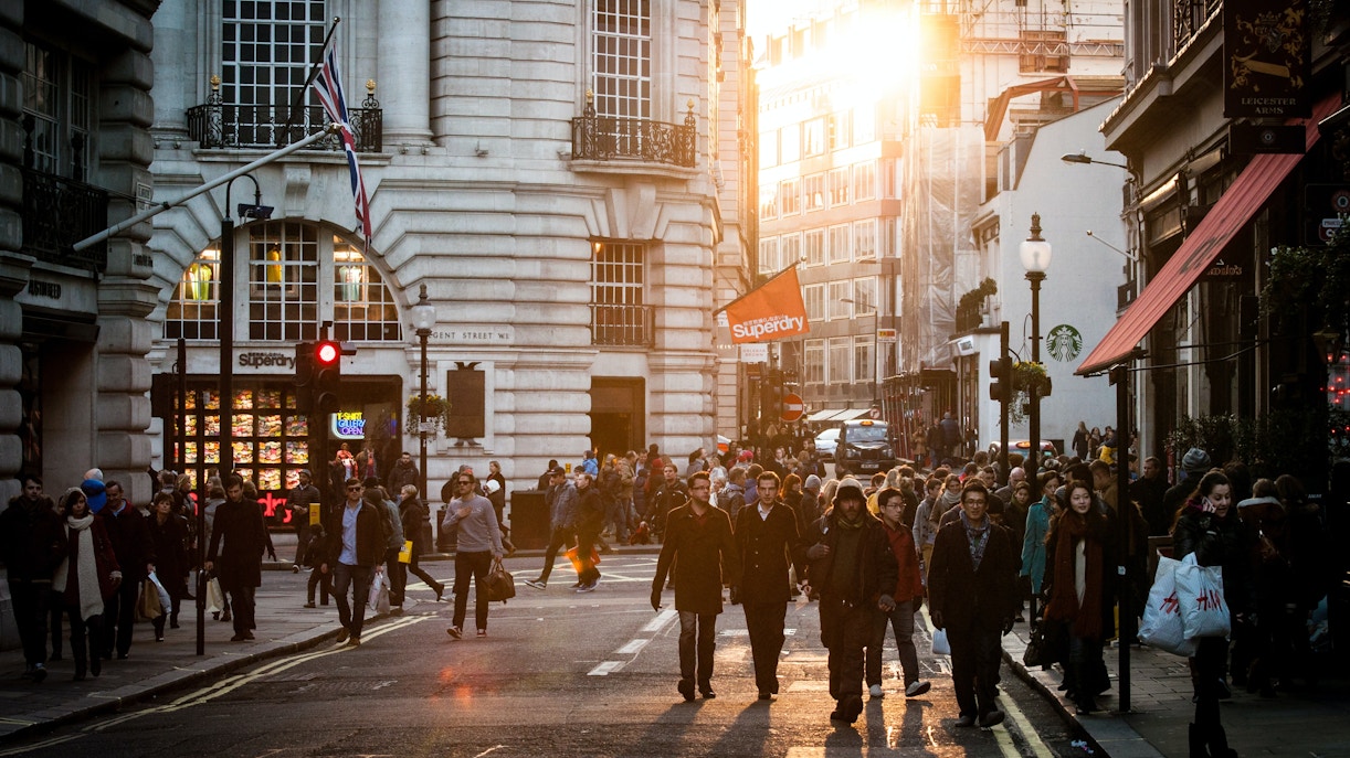 london in january - regent street shopping