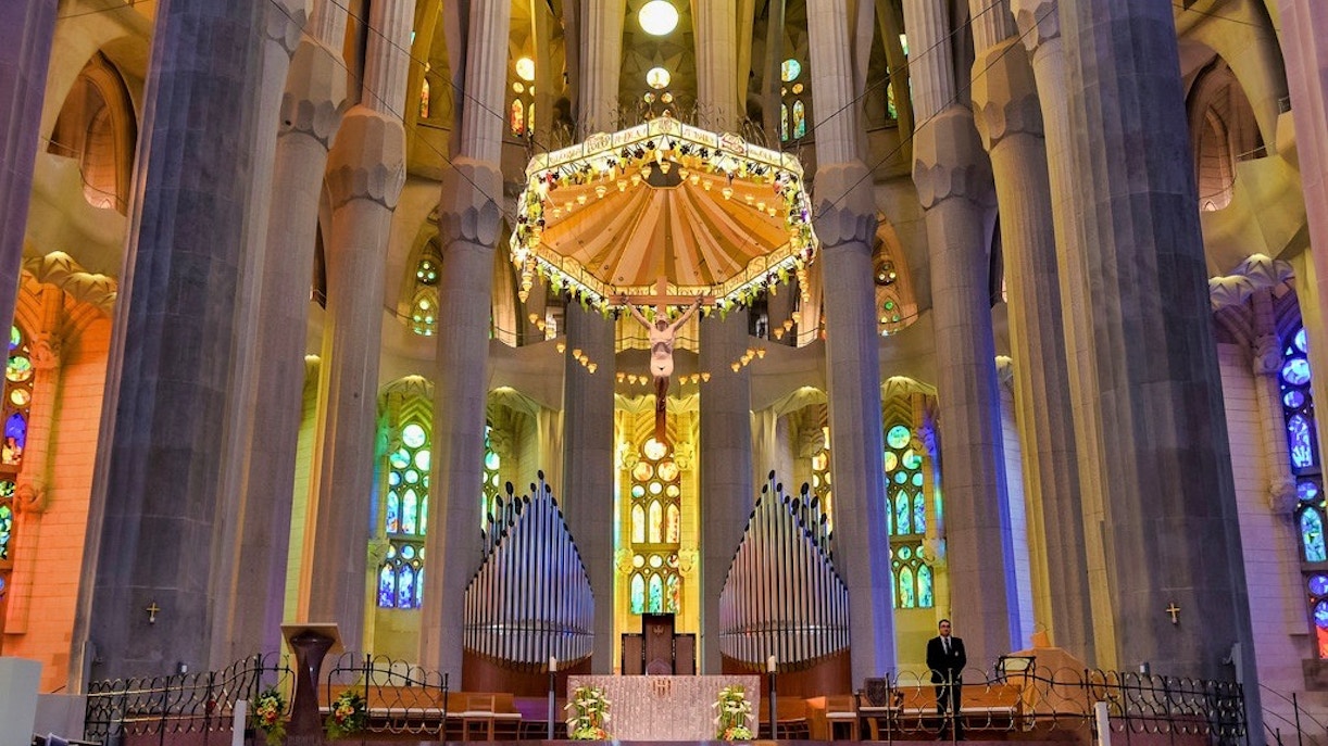 Mass at Sagrada Familia