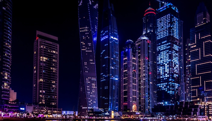 Dubai in April - Marina Bay