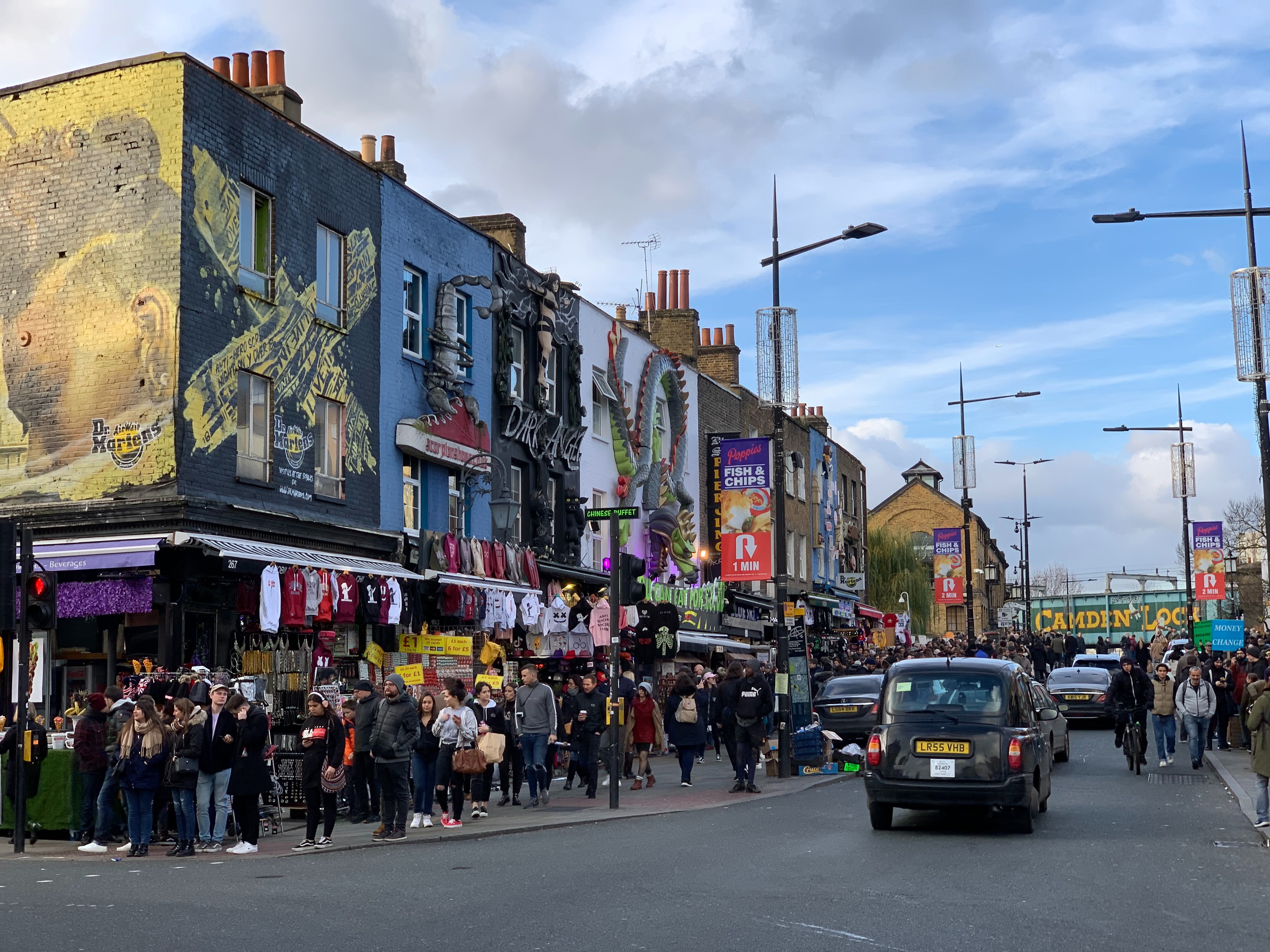 Shopping in London - Camden Market
