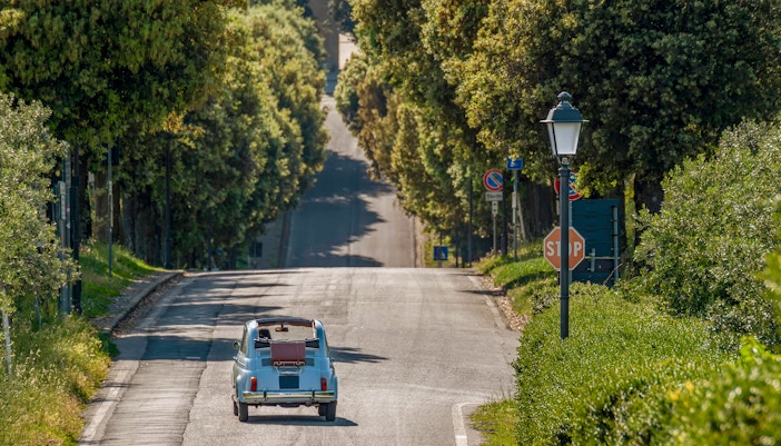 viagem para toscana - de carro/táxi