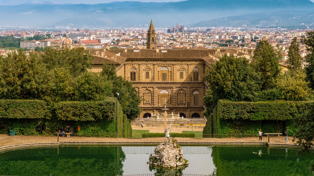 Palazzo pitti area view