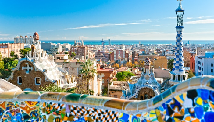 Inside Park Guell
