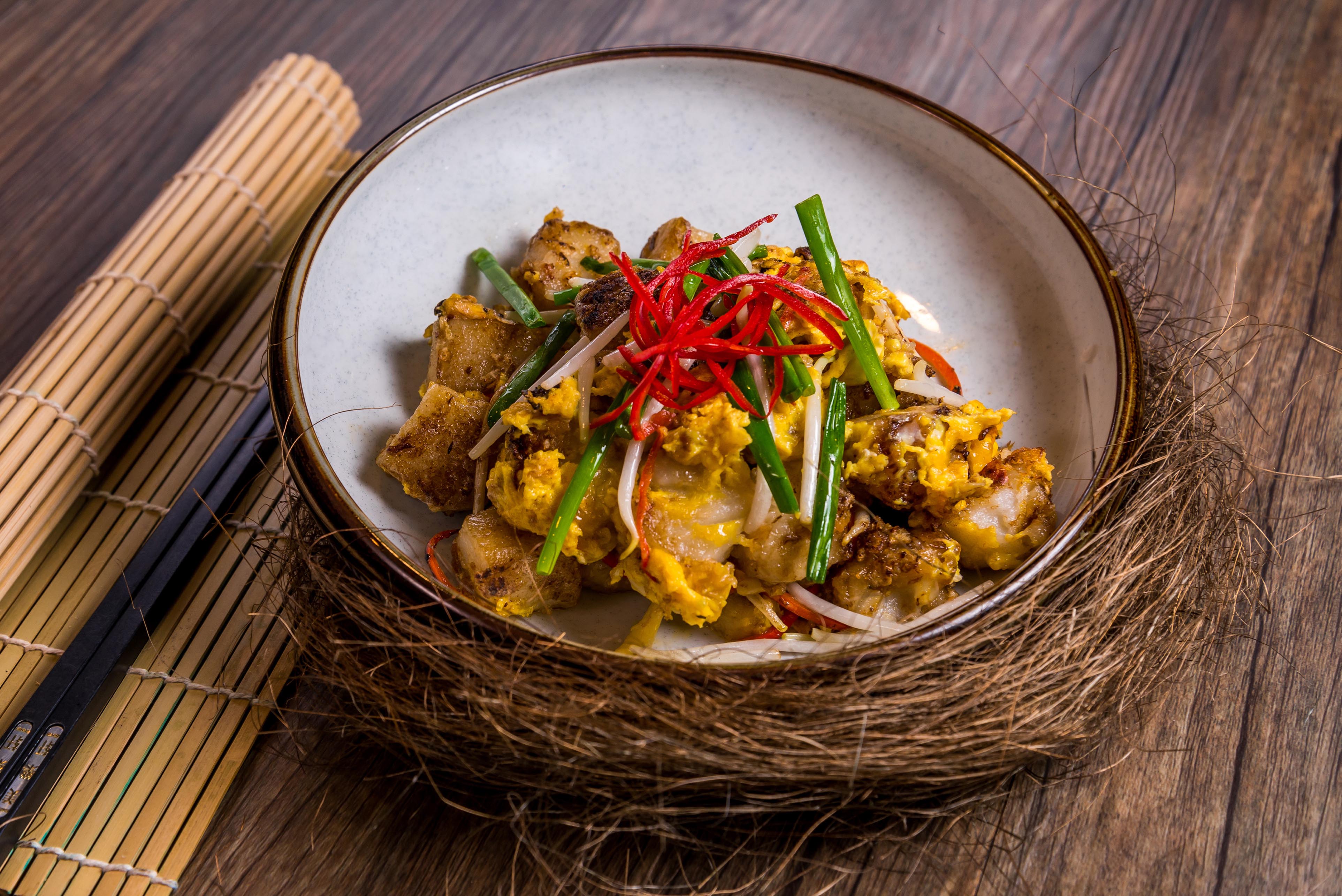 singapore street food - Fried Carrot Cake (Chai Tow Kway)