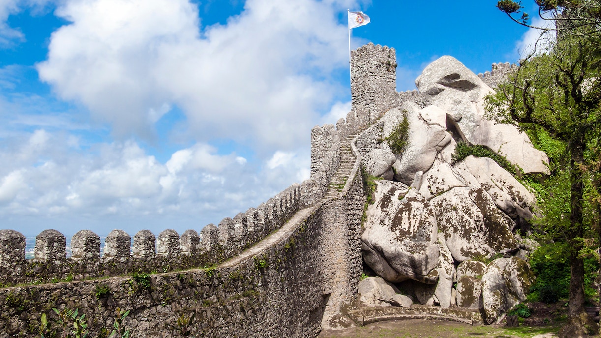 Moorish Castle has two entrances